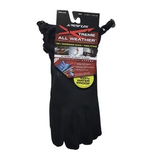 Seirus Xtreme All Weather Mens Waterproof Breathable Gauntlet Gloves Black XXL